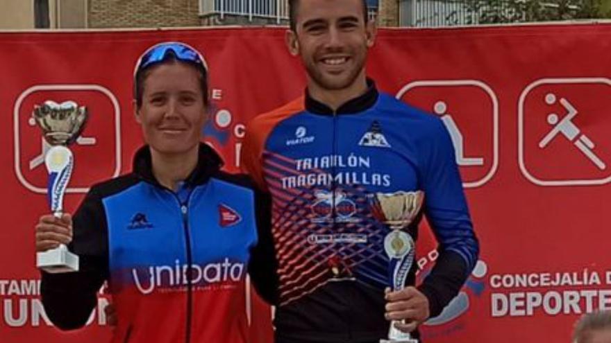 Franco y Lledó vencen en el Duatlón Cross de La Unión