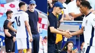 Tensión máxima entre Bellingham y Trent con Tuchel