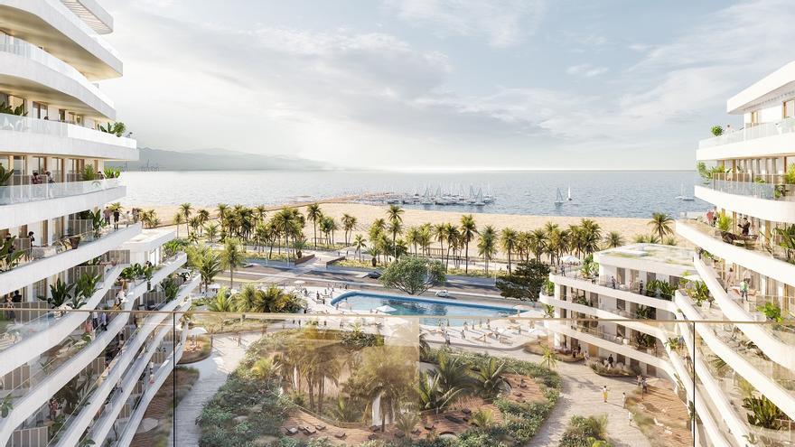 Málaga se quedará con las VPO, el hotel y las oficinas del lujoso complejo de La Térmica