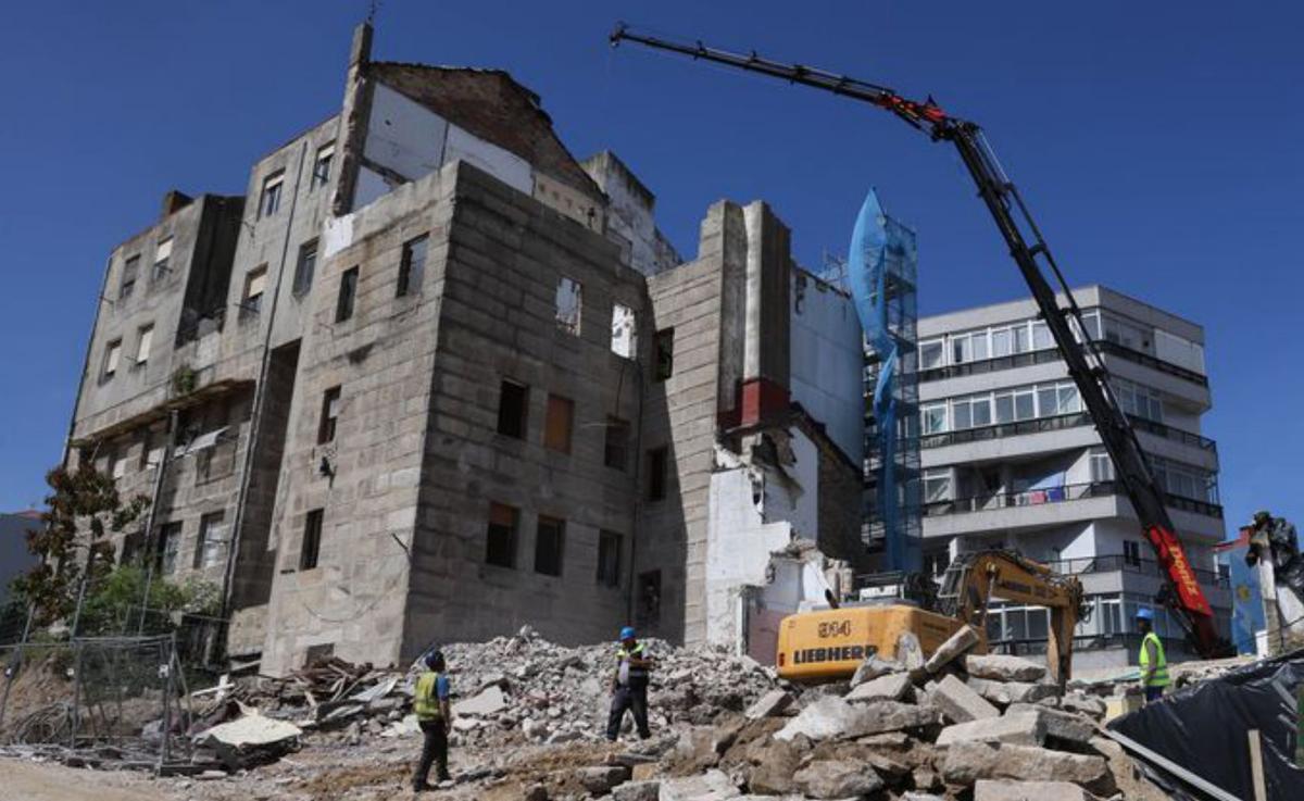 Edificios que
serán demolidos.