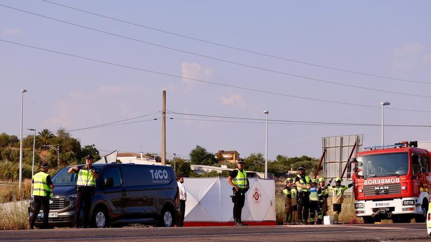 Accidente mortal en la N-4 a la altura del cementerio de La Fuensanta