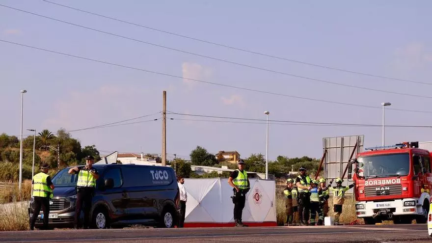 Accidente mortal en la N-4 a la altura del cementerio de La Fuensanta