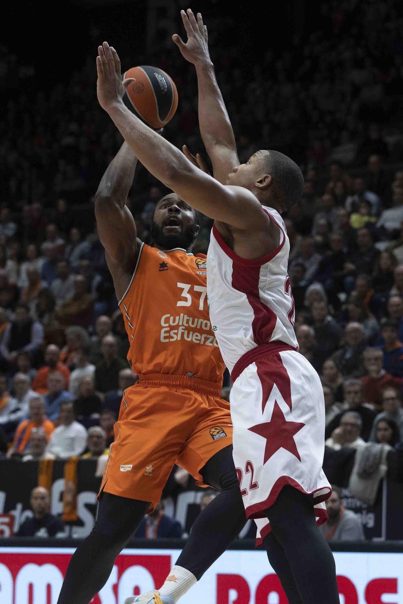 Partido de Euroliga Vlc Basket - EA Milán