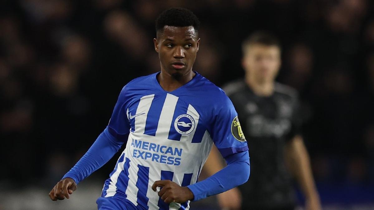 Ansu Fati, durante el Brighton - Ajax de la Europa League