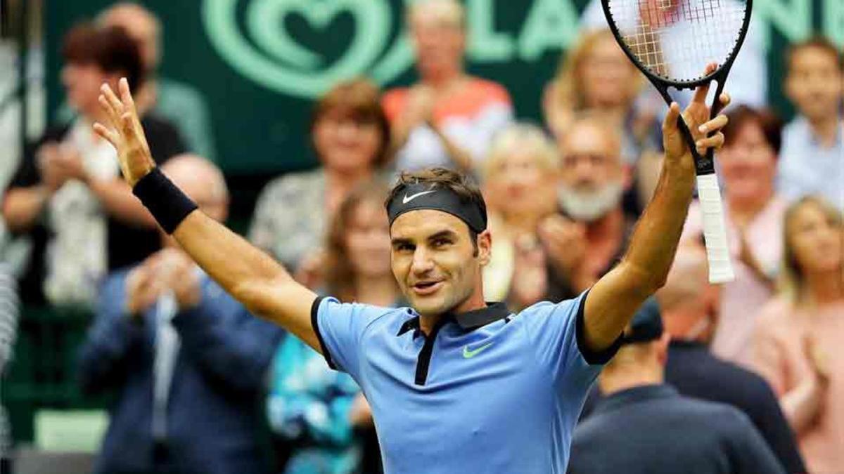 Roger Federer ya está en la final de Halle