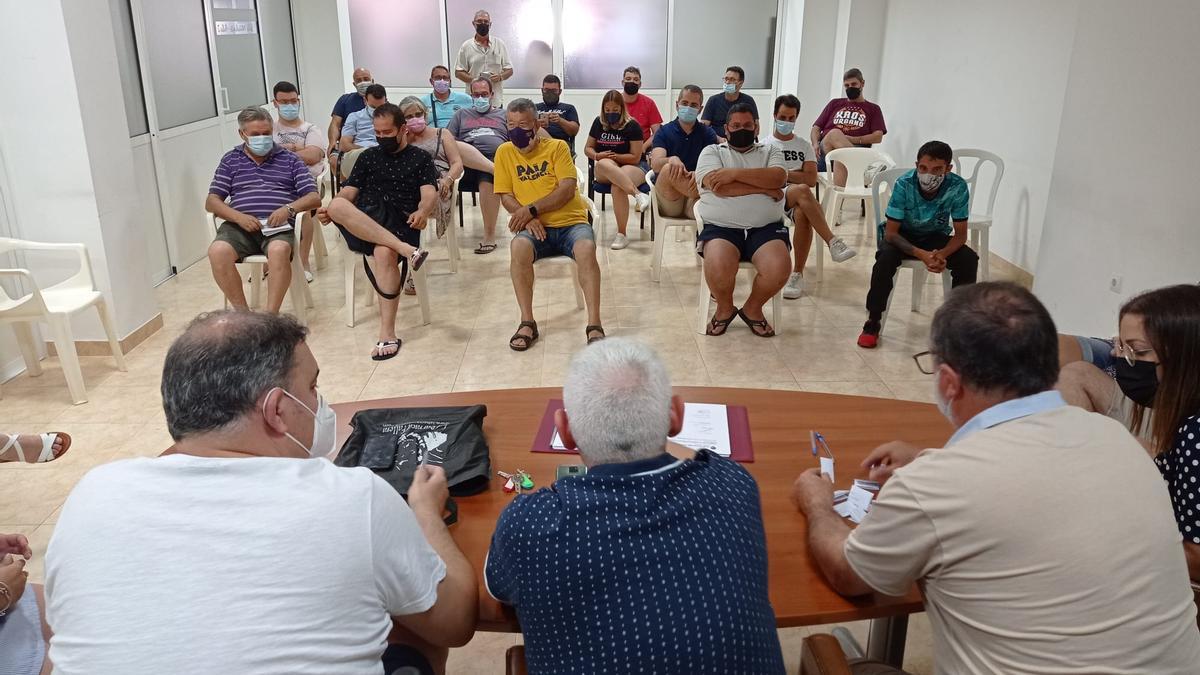 Imagen de la asamblea que se ha realizado esta tarde