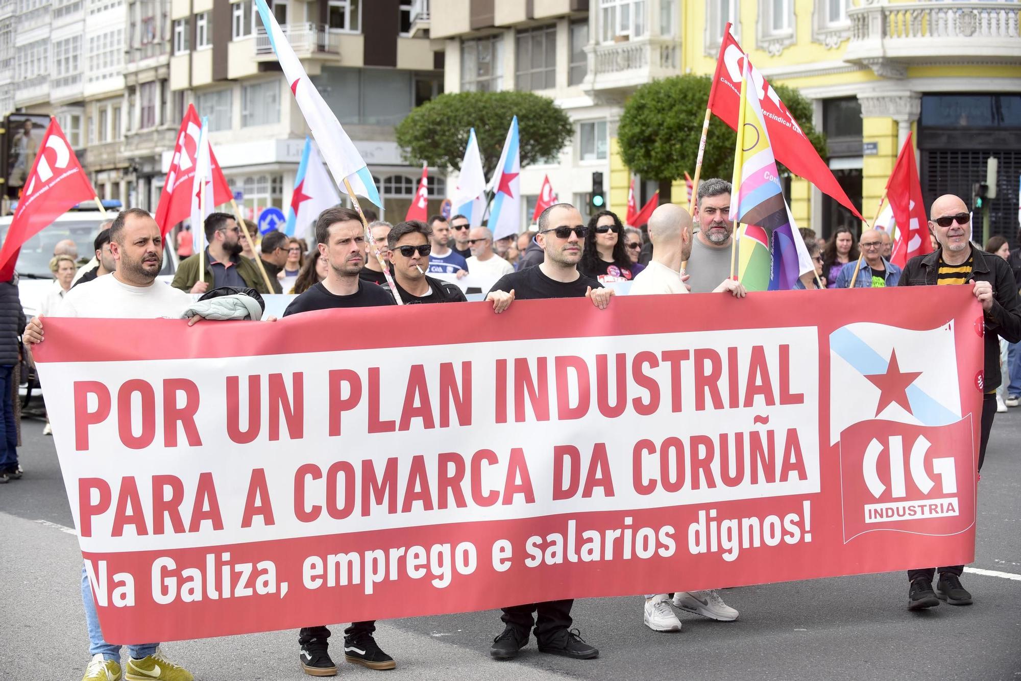 1 de mayo en A Coruña: manifestación de CIG