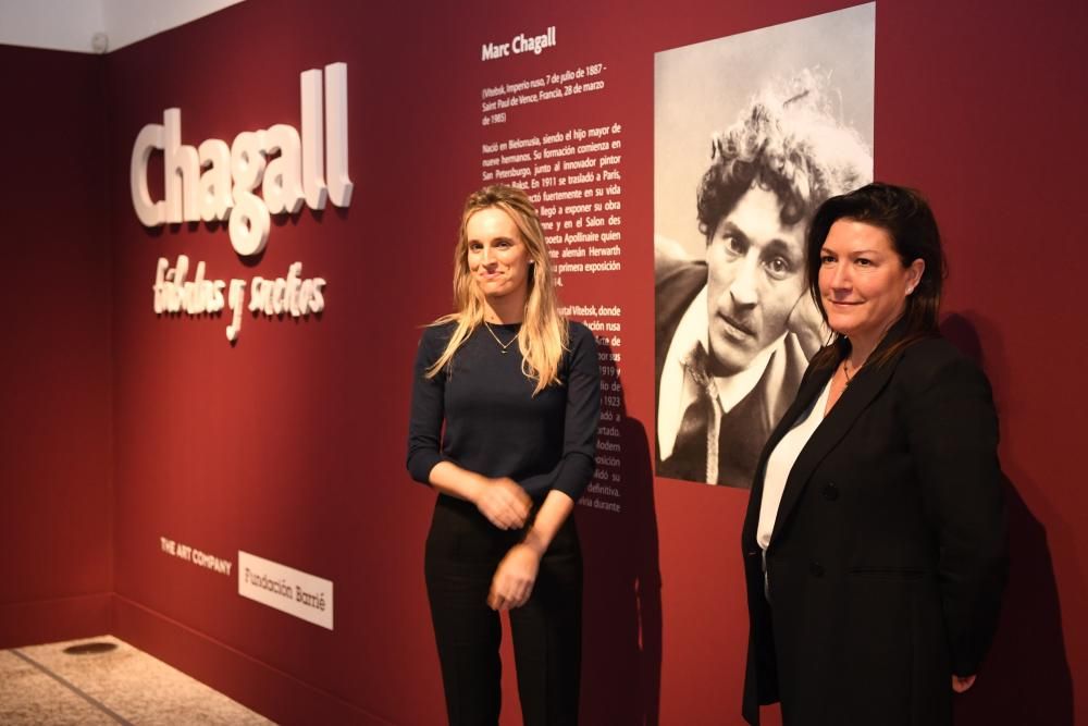 Inauguración de una muestra de Chagall en la Fundación Barrié