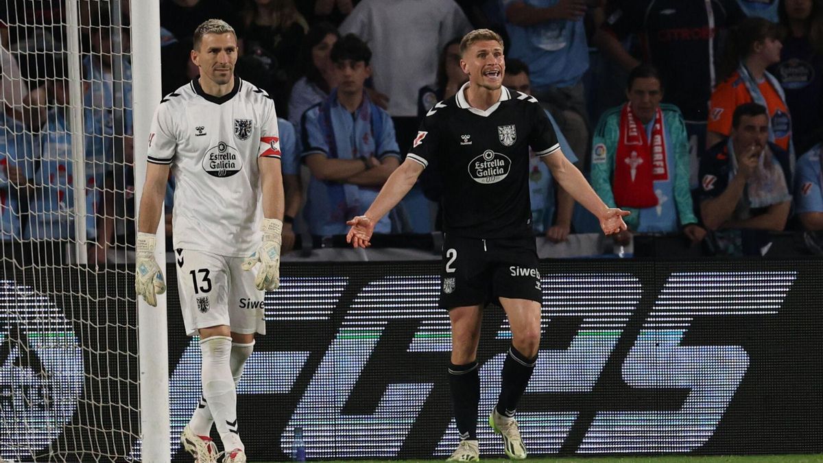 Starfelt, en el partido disputado contra Las Palmas