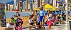 Benidorm entra en zona de riesgo extremo a las puertas del puente de todos los Santos