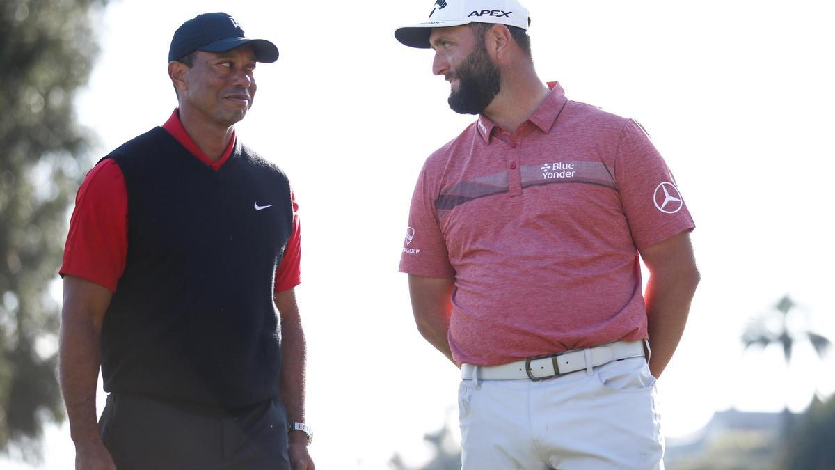 Rahm desveló que Tiger nunca le contestó el mensaje de Rahm donde le decía que se iba al LIV Golf