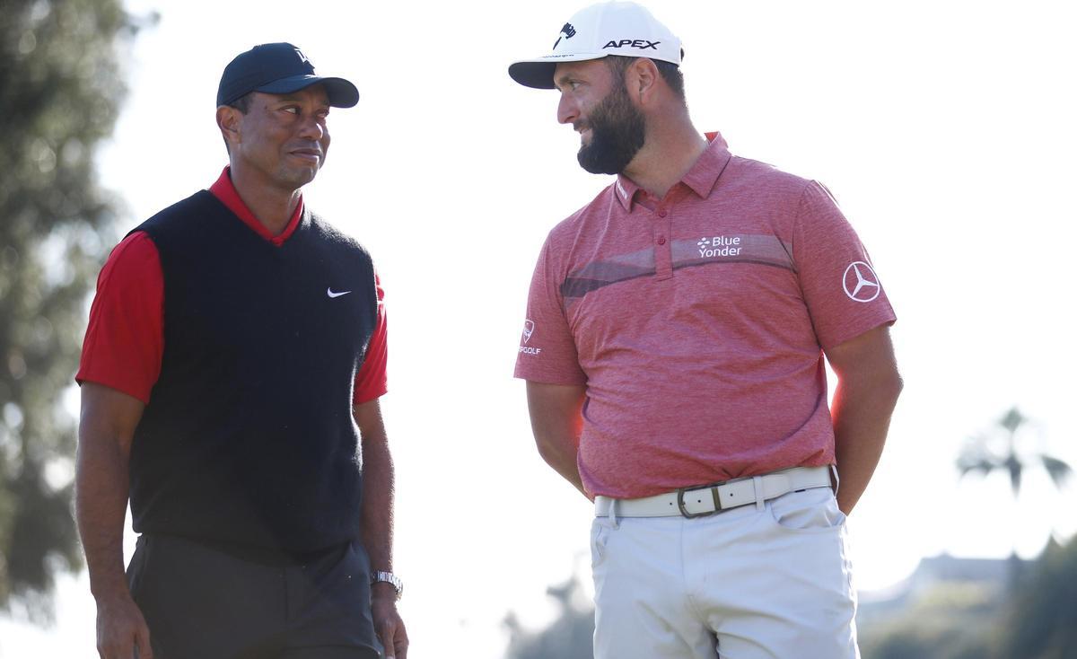 Rahm desveló que Tiger nunca le contestó el mensaje de Rahm donde le decía que se iba al LIV Golf