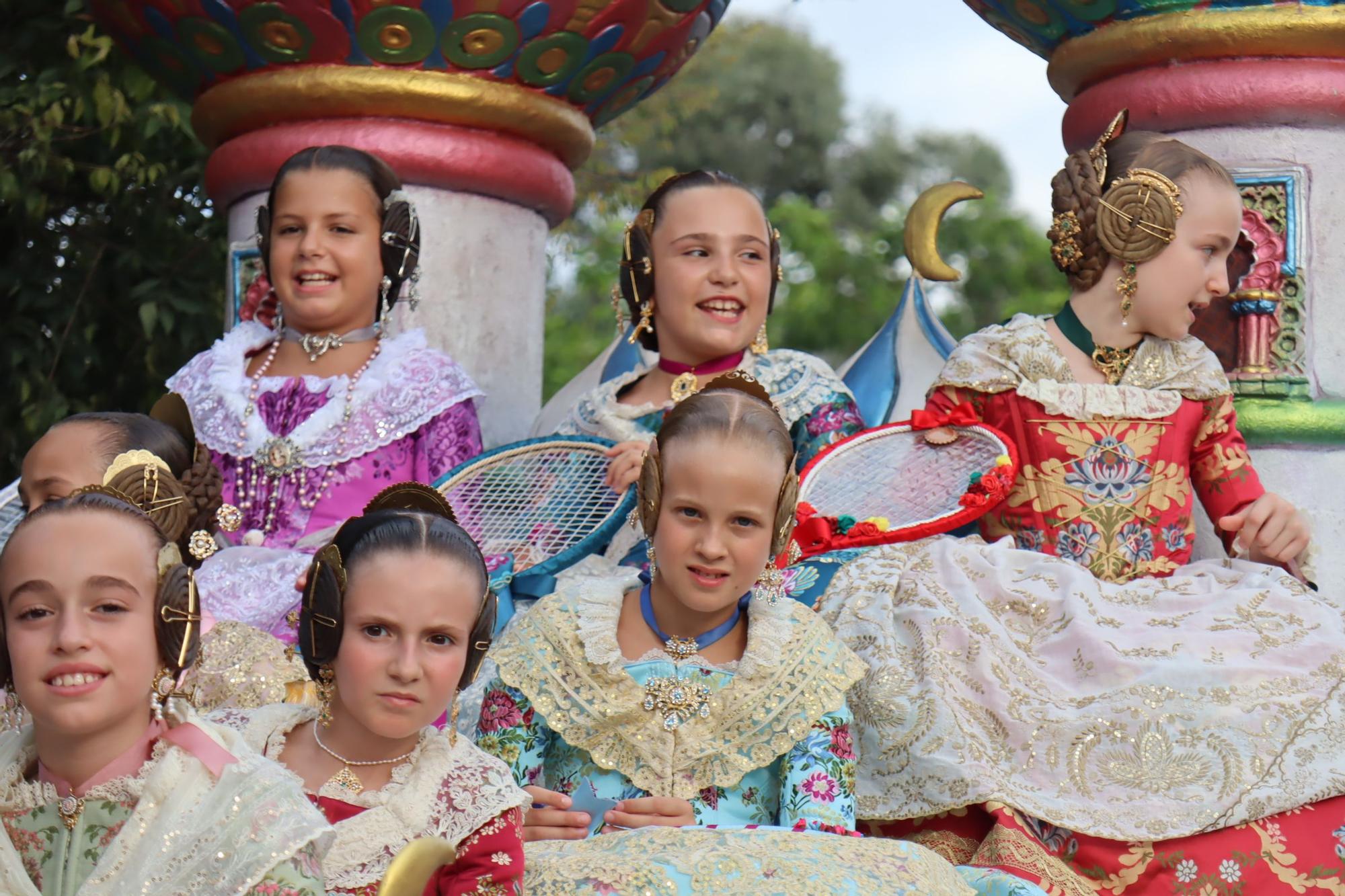 La Batalla de Flores de las candidatas a Falleras Mayores de València