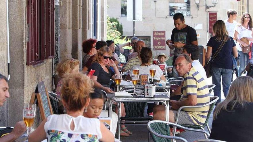 Zona de vinos, a mediodía de ayer. // Iñaki Osorio