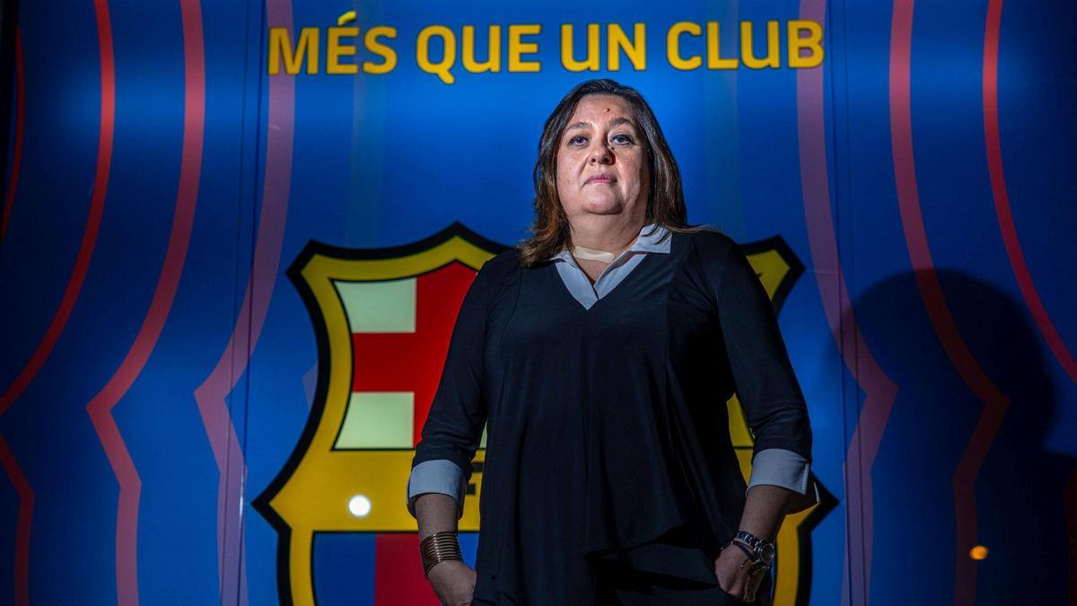 Elena Fort, responsable de l’Espai Barça: «No tenim 2.000 treballadors dormint al carrer; les coses funcionen»
