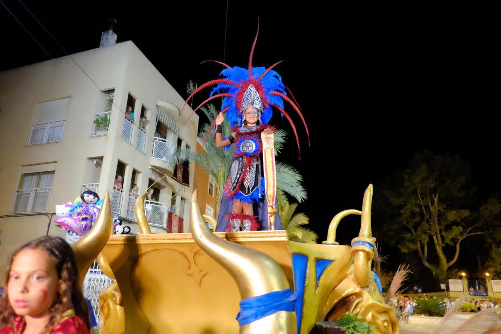 El castillo de Embajadas fue testigo del primer parlamento entre los dos bandos interpretado por niños tras el desfile matinal infantil