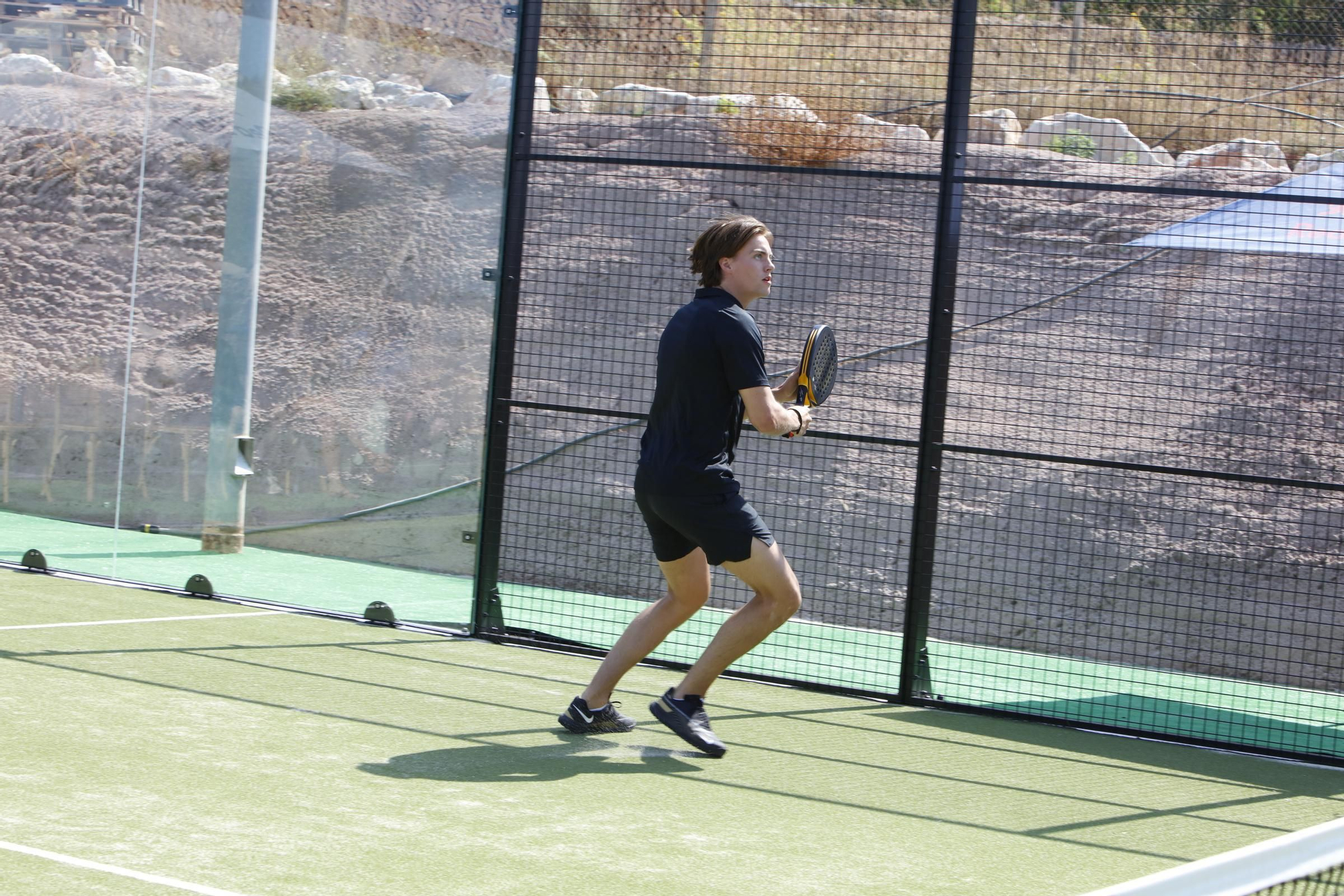 Johannes B. Kerner, Jürgen Klopp und Jens Lehmann duellieren sich auf dem Padel-Platz in Santa Ponça