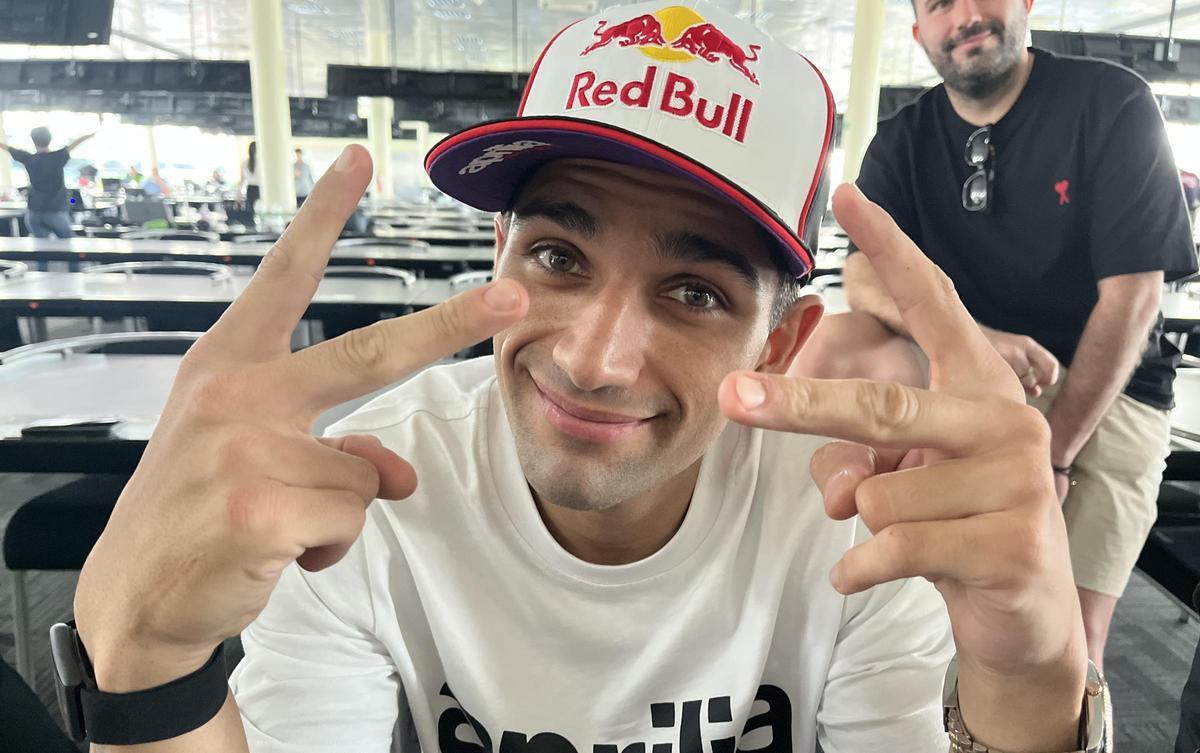 Jorge Martín (Aprilia) se mostró, hoy, en Sepang, Malasia, tremendamente ilusionado con volver a pilotar muy pronto.