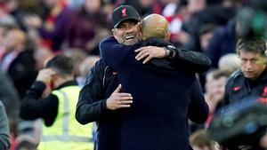 Liverpool i el City empaten a Anfield en un partit espectacular