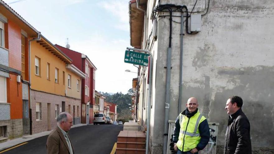 Miguel Ángel García Balbuena, a la izquierda, en El Pelame.