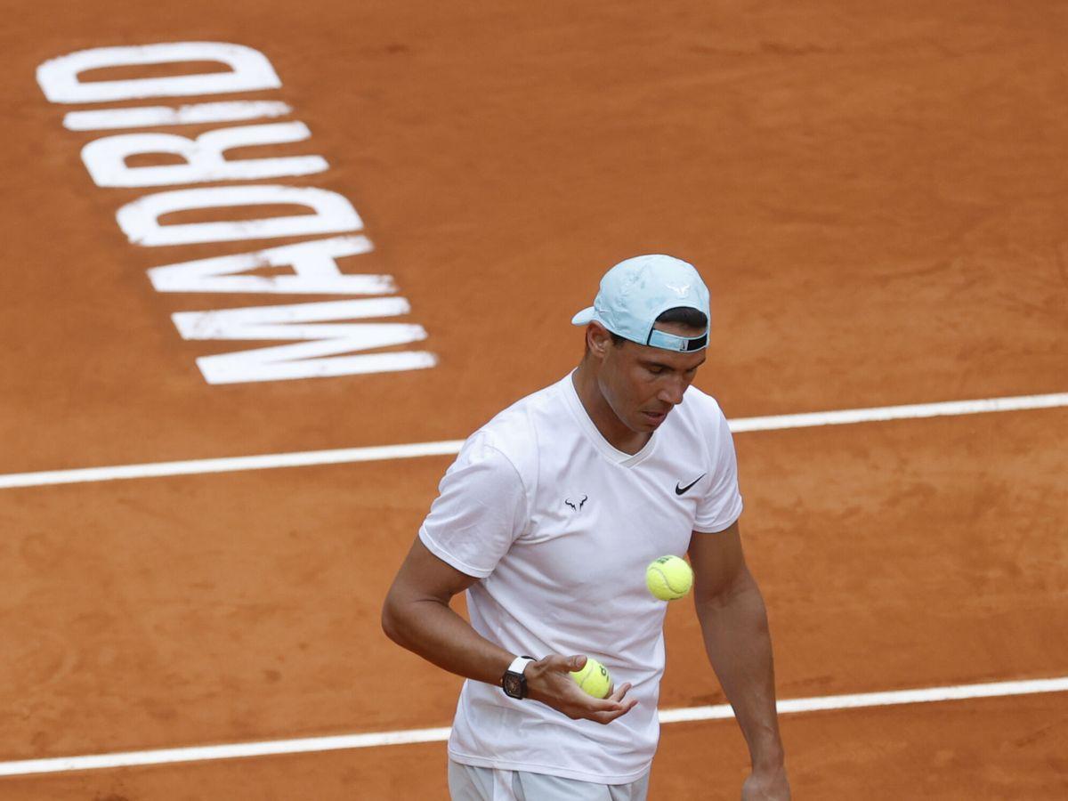 Nadal, en el Mutua Madrid Open de 2022.