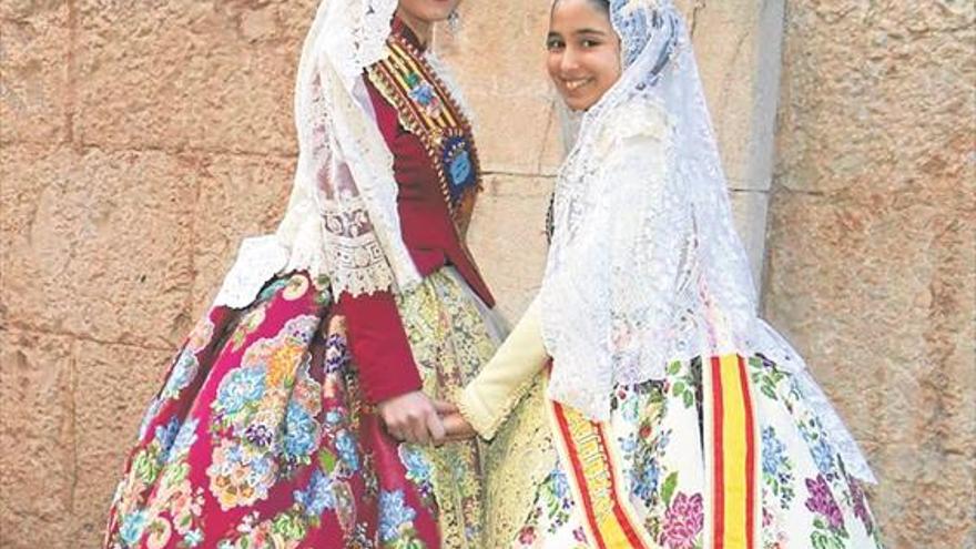 Las reinas falleras se preparan para el gran día