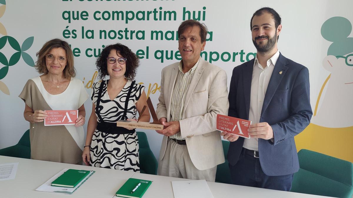 Susana Lliberós, Imma Miravalles, Alfons Domínguez i Israel Pérez.