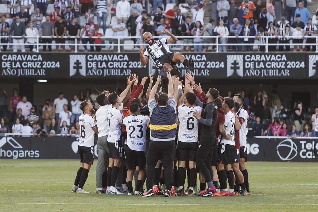 Las imágenes de la victoria del FC Cartagena que asegura su permanencia