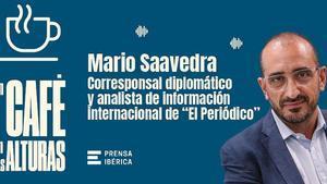 El periodista Mario Saavedra, protagonista en Un café en las alturas