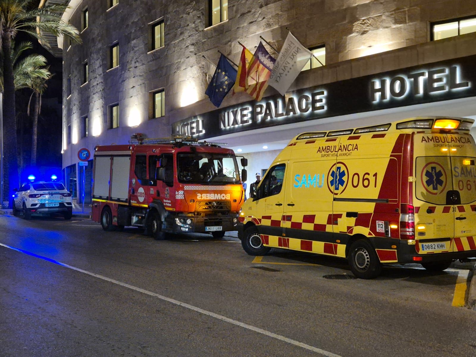 La fuga de gas en el Hotel Nixe Palace de Palma