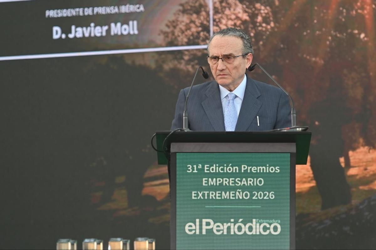 Javier Moll durante su discurso.