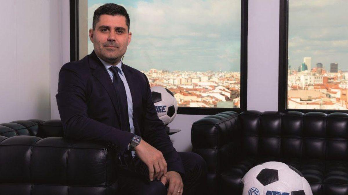 David Aganzo, presidente de la Asociación de Futbolistas Españoles