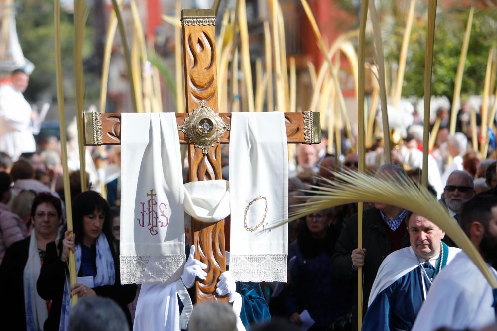 Procesión de las Palmas en la parroquia de Ntra. Sra. de los Ángeles