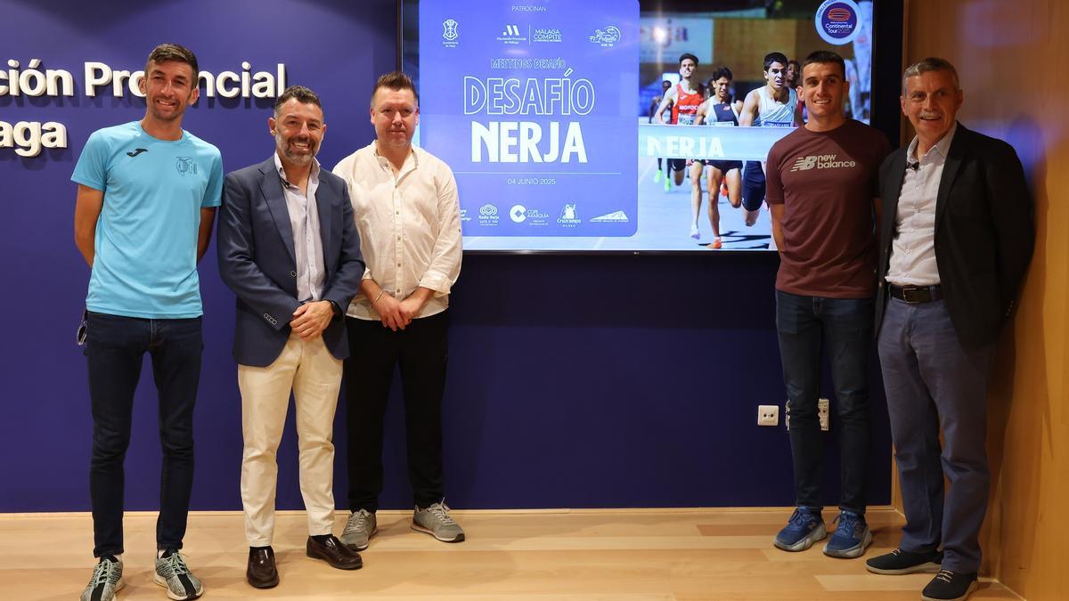 Presentación del VI Desafío de Nerja de Atletismo.