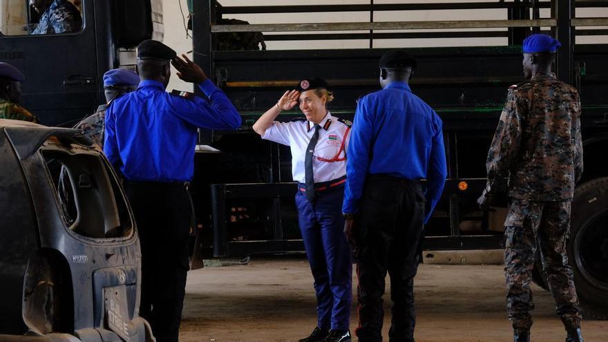 Bomberos de Lanzarote imparten un curso de primeros auxilios en Gambia