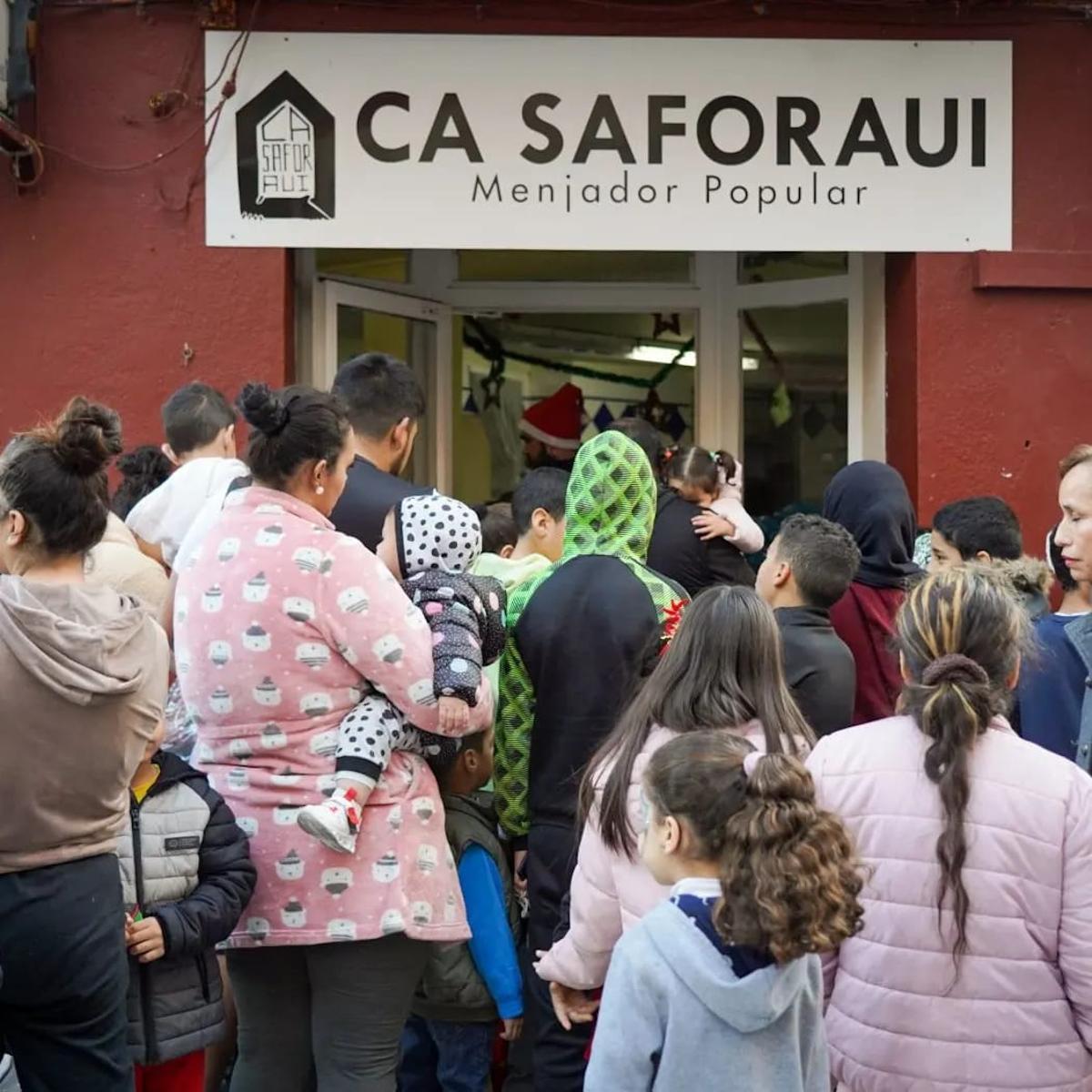 Comedor de Ca Saforaui, ubicado en el barrio de "Las 500" de Gandia.