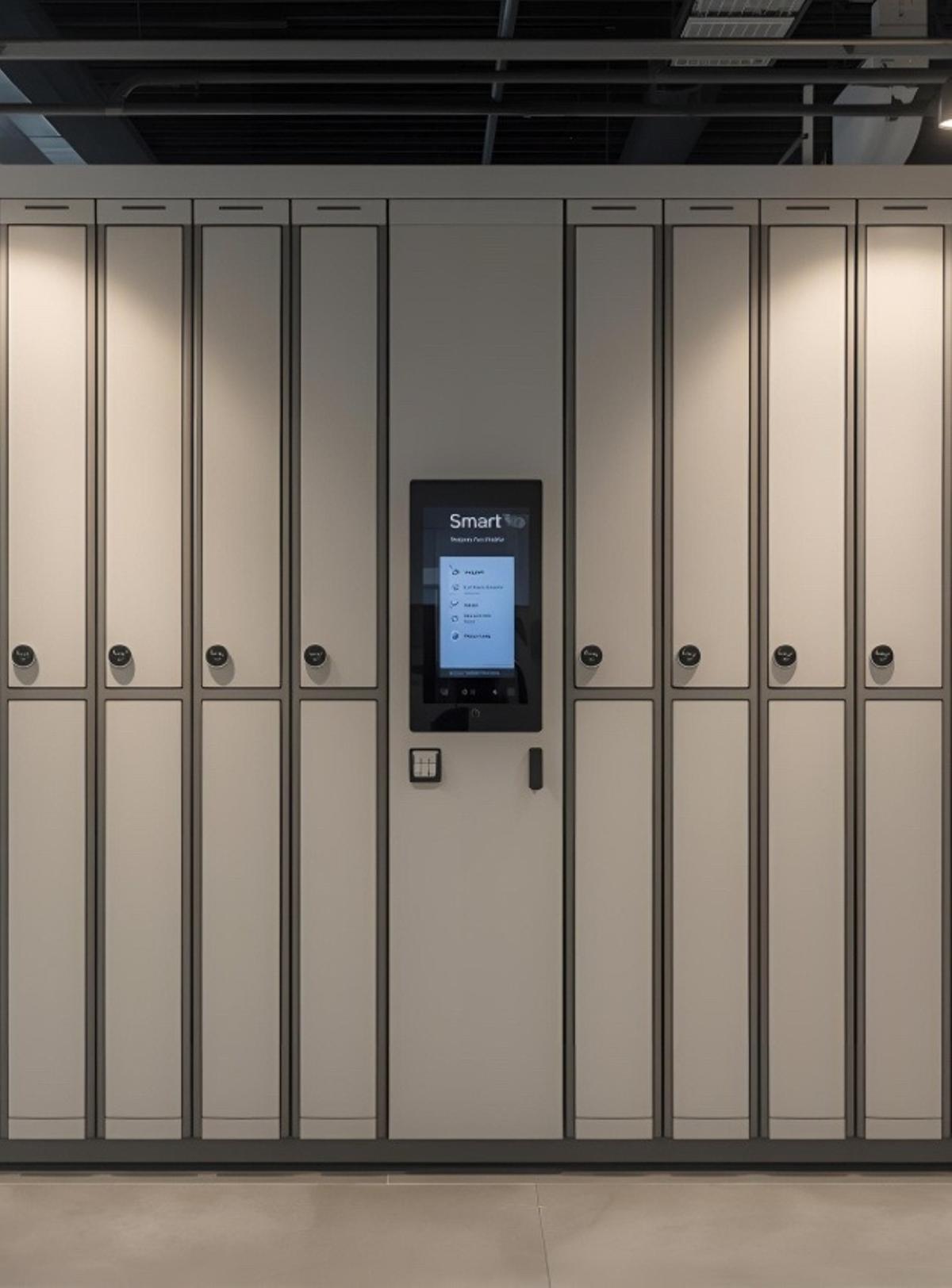 Diseño final de estos armarios inteligentes.