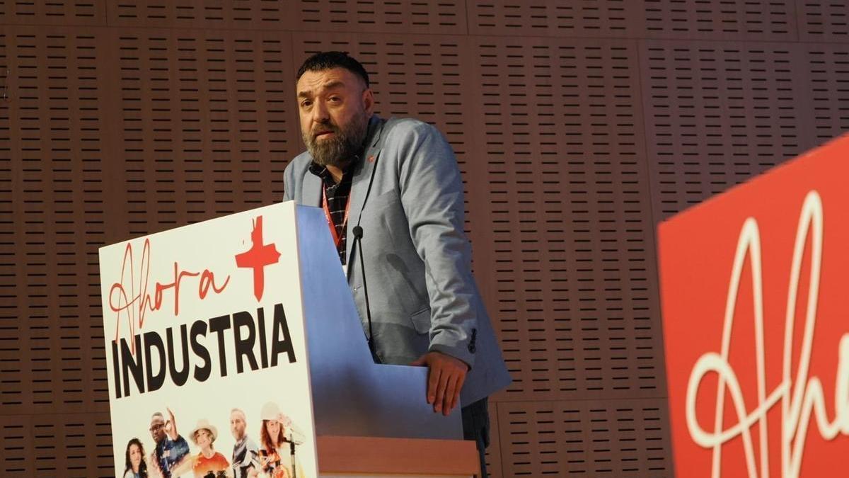 El secretario general de UGT FICA Aragón, Sergio Sancho.