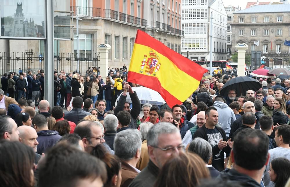 Mitin de Vox en A Coruña con Santiago Abascal