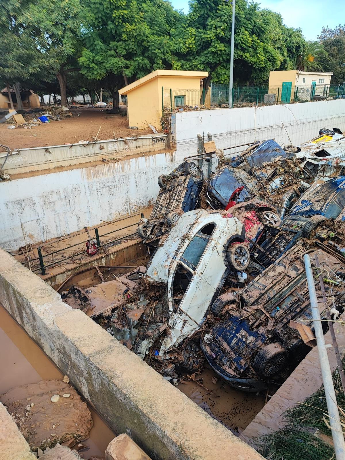 Pista de silla en el municipio donde Laura Tesoro, de Plasencia, tiene su peluquería.