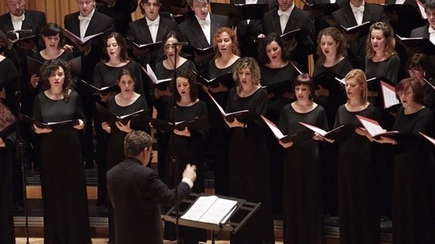 El Cor de la Generalitat durante un concierto.