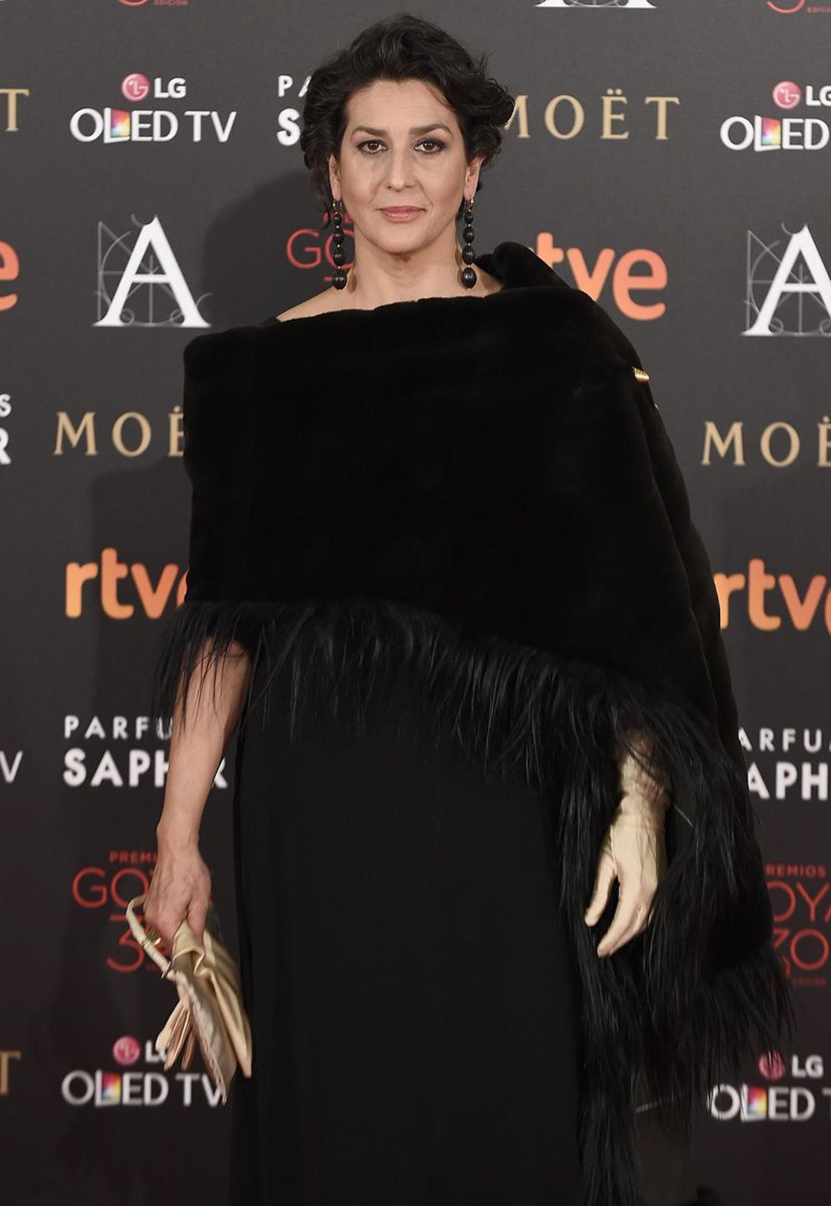 Elvira Mínguez en los Premios Goya 2016