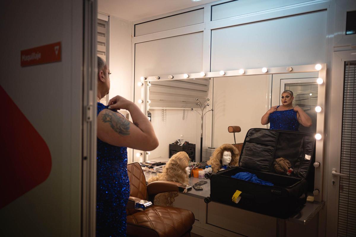 Así se prepara un drag de Carnaval: Exhuberancia Carey