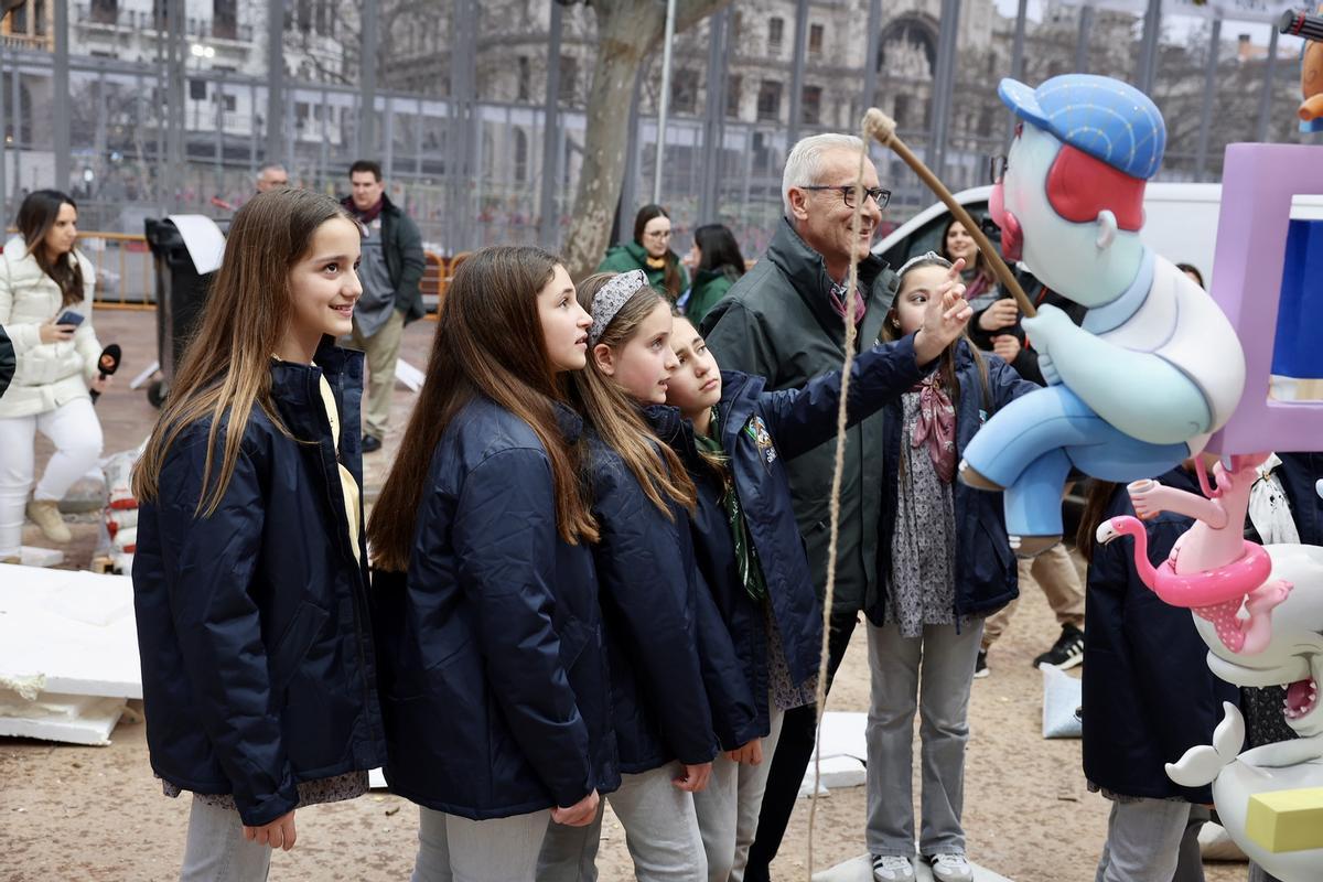 La falla infantil municipal llega a la plaza