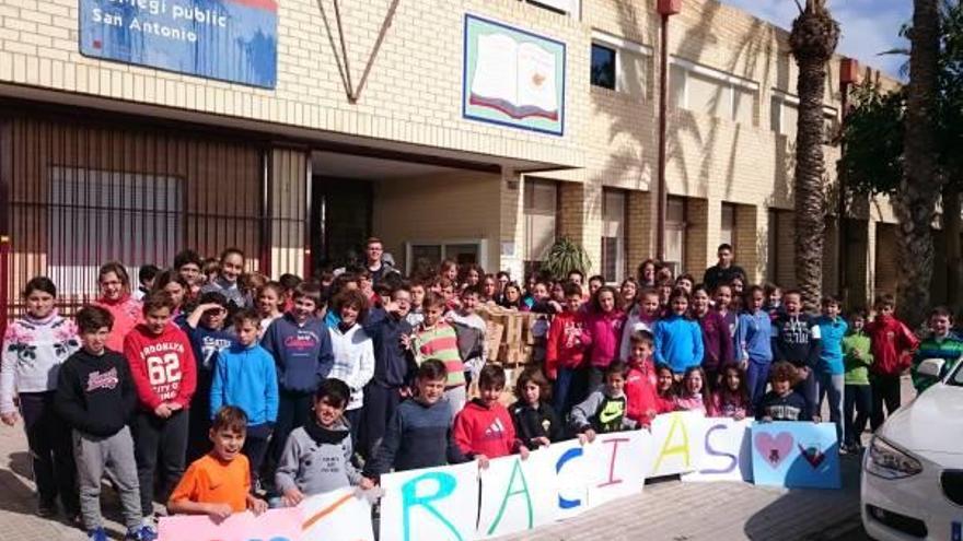 Recogida de comida para el pueblo sirio en La Hoya