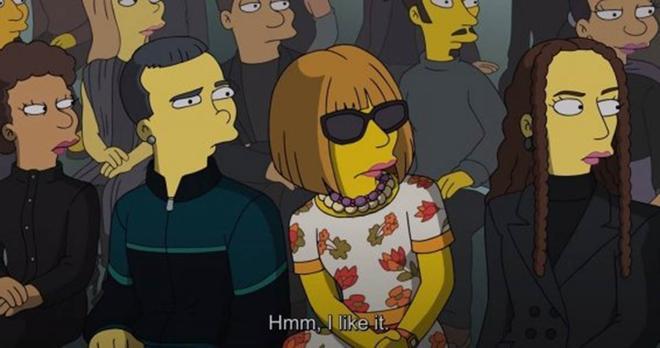 Anna Wintour en Los Simpsons especial Balenciaga
