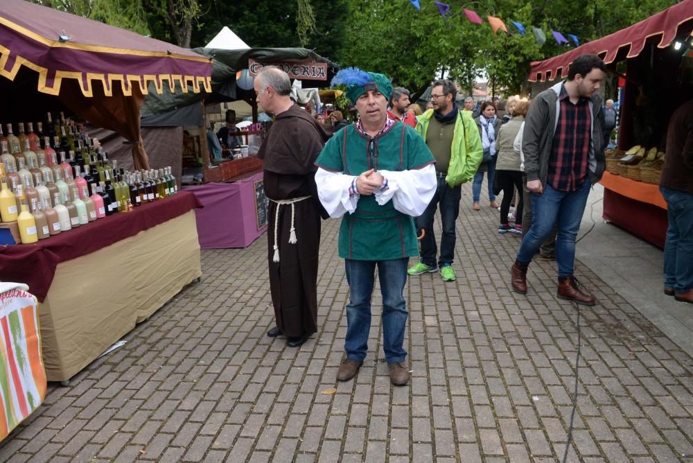 El casco urbano retrocede casi mil años con la Feira Medieval