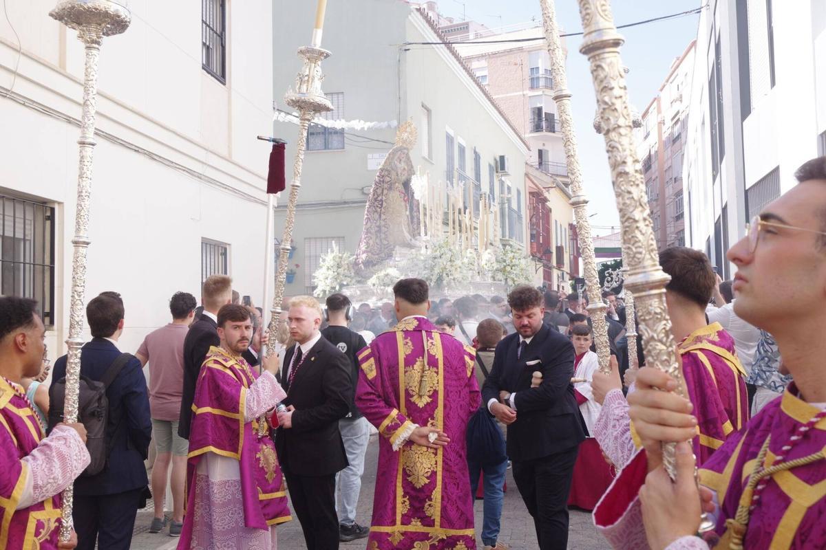 Procesión de la Virgen de la Trinidad Coronada, en imágenes