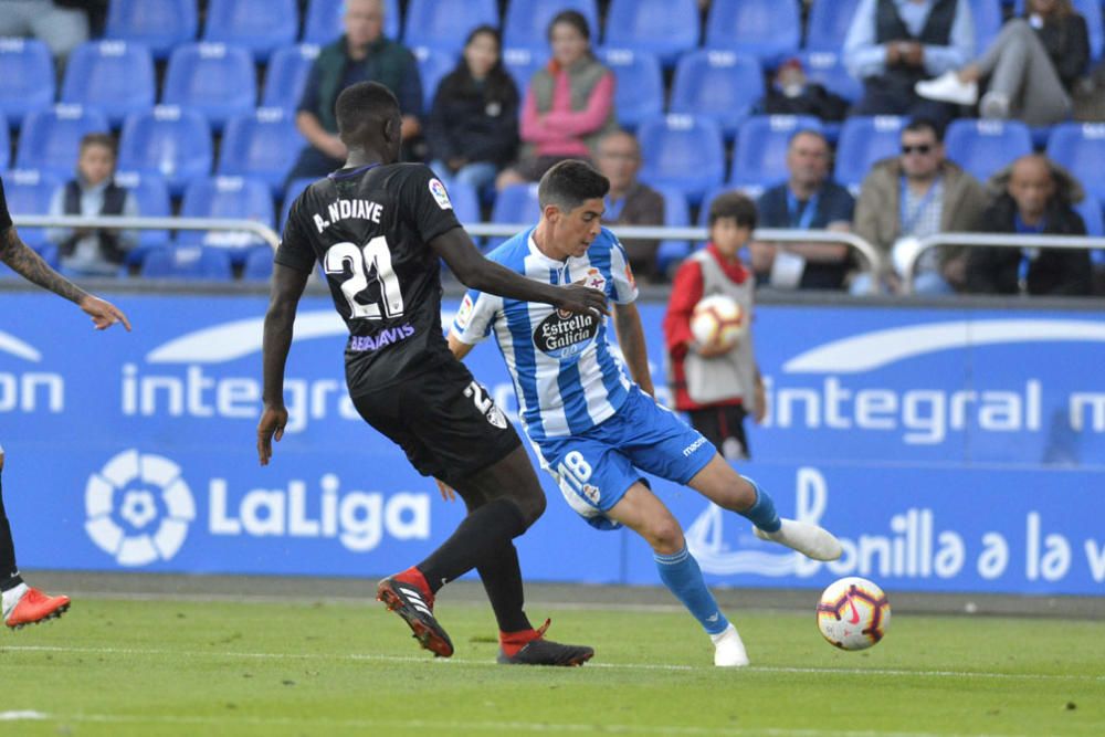 El Málaga CF consigue un trabajado punto en su visita a Riazor que pudo acabar en victoria pero también en derrota