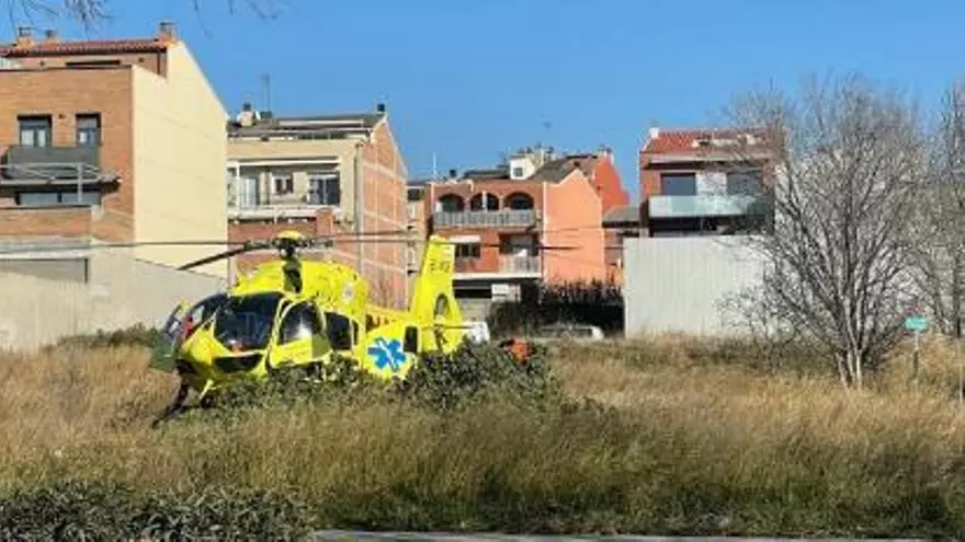 Atropellen un home en patinet a Vilanova del Camí i el traslladen a Bellvitge en estat crític